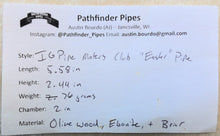 Load image into Gallery viewer, Pathfinder Pipes, Olive Wood Egg