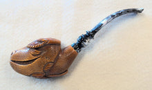 Load image into Gallery viewer, Block Meerschaum, Darkened Reptilian