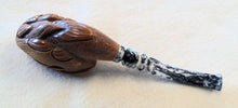 Load image into Gallery viewer, Block Meerschaum, Darkened Reptilian