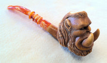 Load image into Gallery viewer, Block Meerschaum, Large Darkened Orc, World Of Warcraft