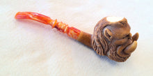 Load image into Gallery viewer, Block Meerschaum, Large Darkened Orc, World Of Warcraft
