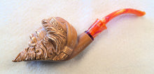 Load image into Gallery viewer, Block Meerschaum, Large Darkened Santa