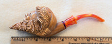Load image into Gallery viewer, Block Meerschaum, Large Darkened Santa