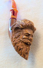 Load image into Gallery viewer, Block Meerschaum, Large Darkened Santa