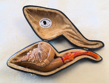 Load image into Gallery viewer, Block Meerschaum, Large Darkened Santa