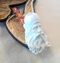 Load image into Gallery viewer, Block Meerschaum, Large Smoking Santa