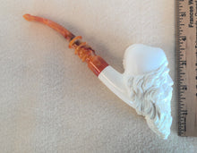 Load image into Gallery viewer, Block Meerschaum, Large Smoking Santa