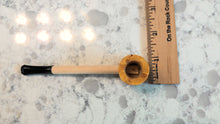 Load image into Gallery viewer, Missouri Meerschaum, Short Stop, Varnished Bowl, Black Bit