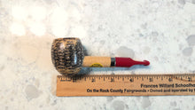 Load image into Gallery viewer, Missouri Meerschaum, Stubby, Red Stem