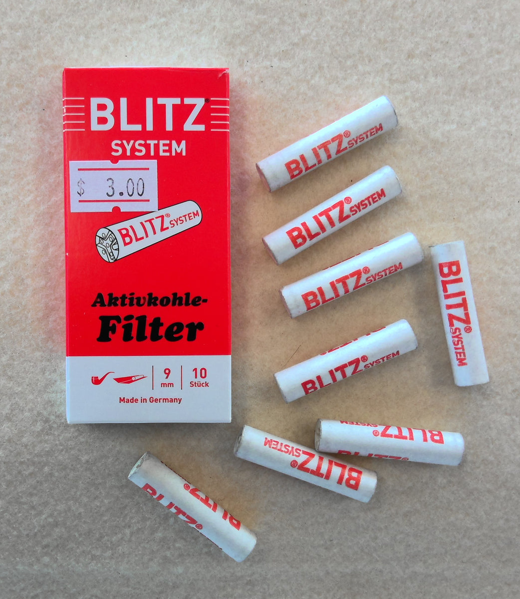 Blitz 9mm Pipe Filters Pack Of 10 The Happy Piper