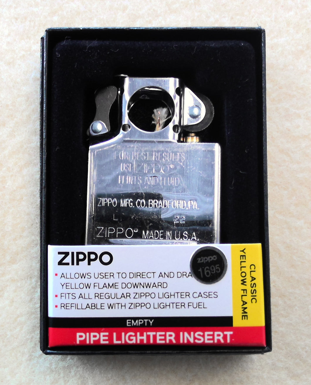 Zippo Pipe Insert