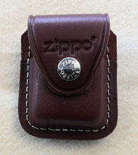 Load image into Gallery viewer, Zippo Lighter Pouch, brown with belt clip
