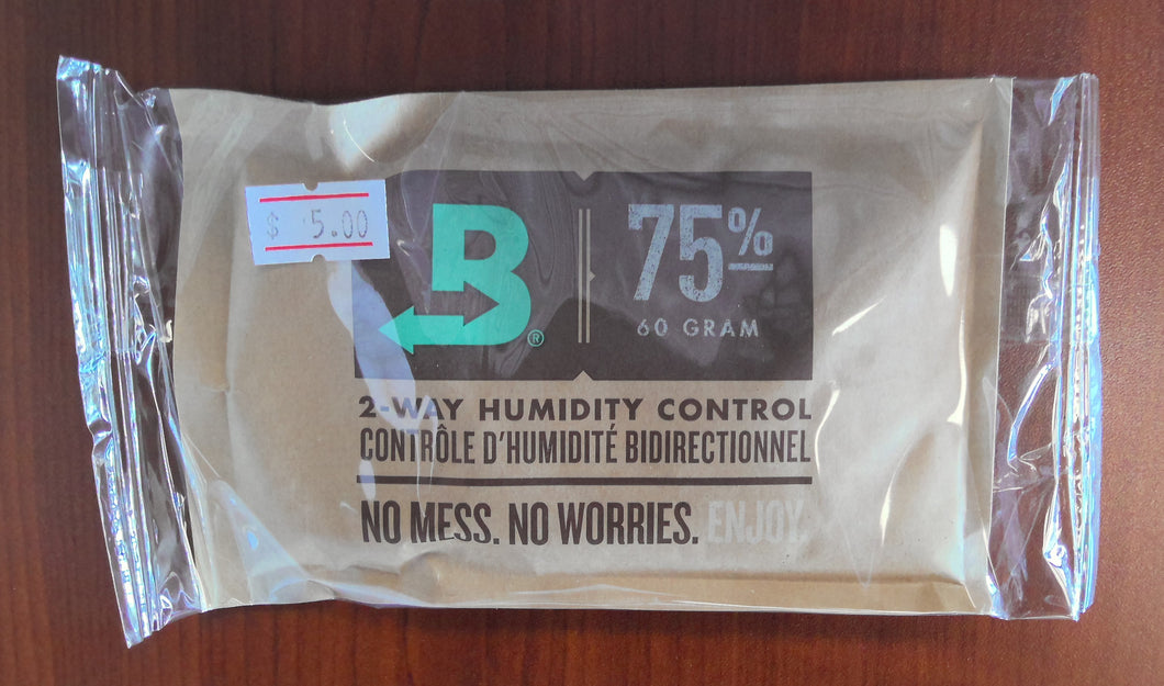 Boveda 75% humidification pack 60 gram, 1 pack of 1