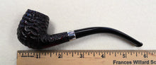 Load image into Gallery viewer, Peterson Junior, Rusticated Nickel Mounted Bent Billiard
