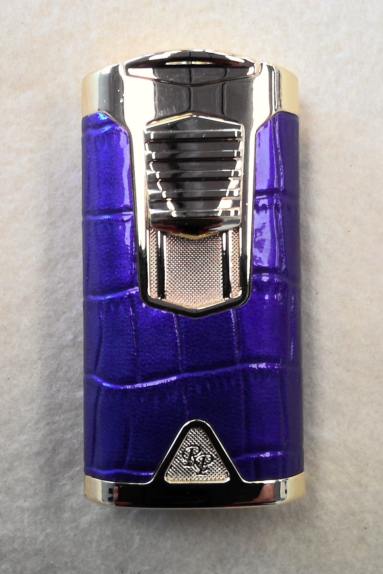 Rocky Patel Statesman Triple Torch, purple/gold – The Happy Piper