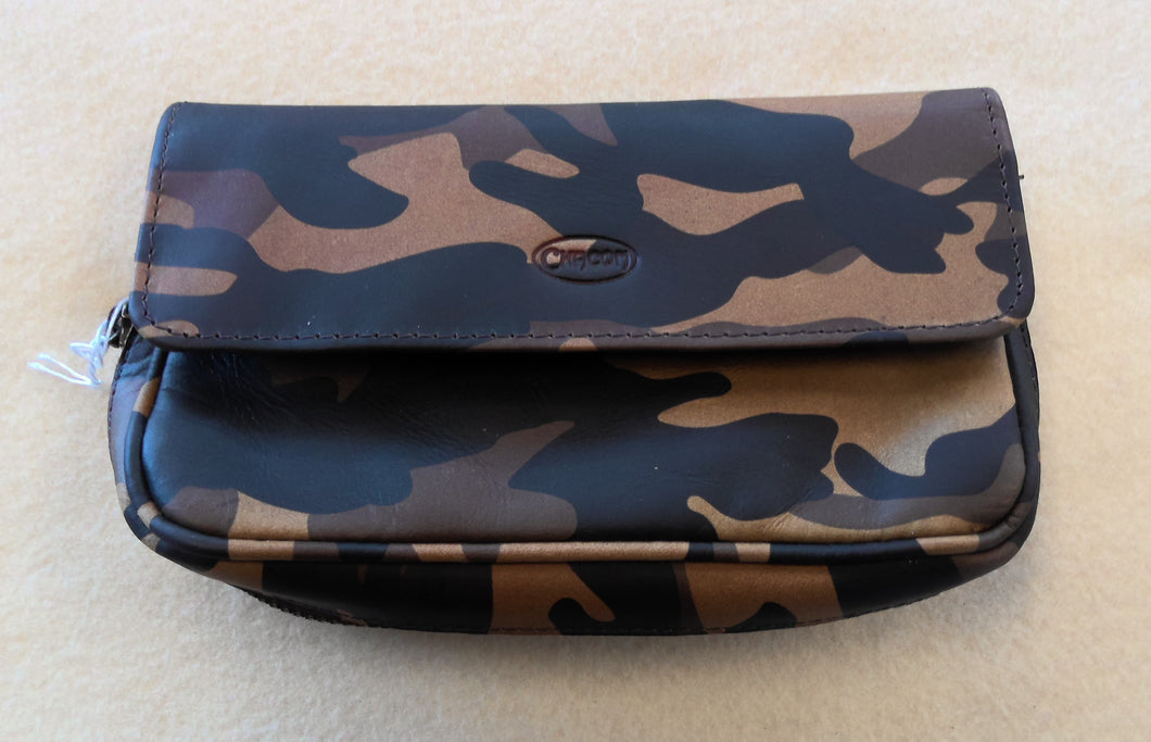 Chacom Camo Leather 2-pipe Case