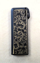 Load image into Gallery viewer, IM Corona Pipe Lighter, Black Arabesque
