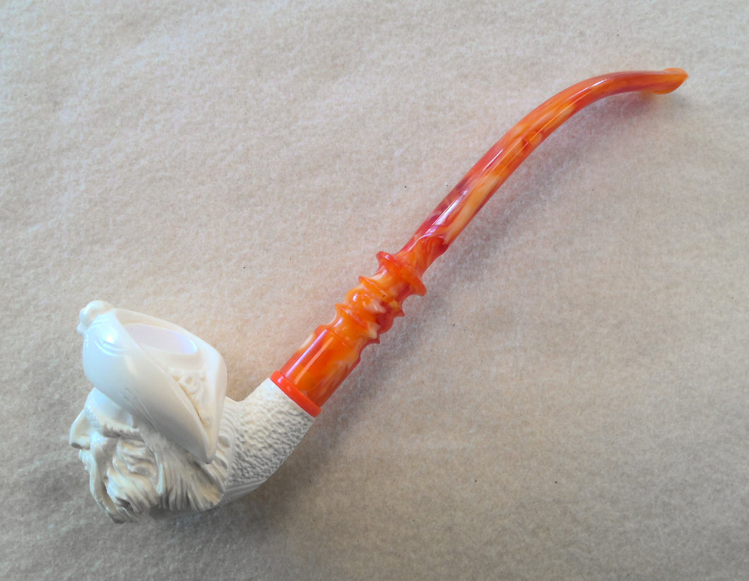 Pirate Churchwarden Meerschaum, Block