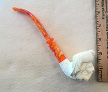 Load image into Gallery viewer, Pirate Churchwarden Meerschaum, Block
