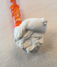 Load image into Gallery viewer, Pirate Churchwarden Meerschaum, Block
