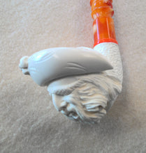 Load image into Gallery viewer, Pirate Churchwarden Meerschaum, Block
