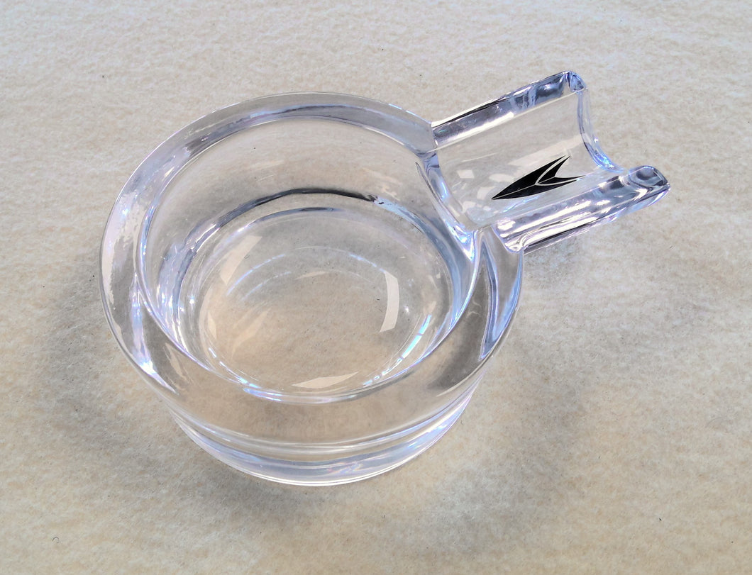 Lotus Clarity Glass Ashtray