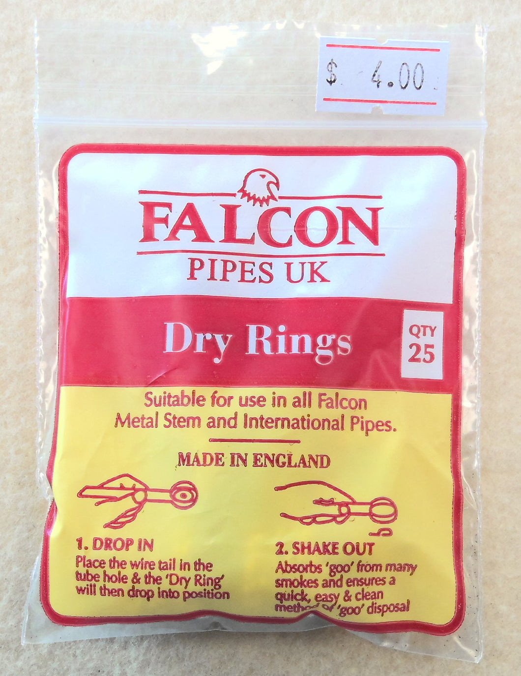 Falcon Dry Rings, 1 pack of 25