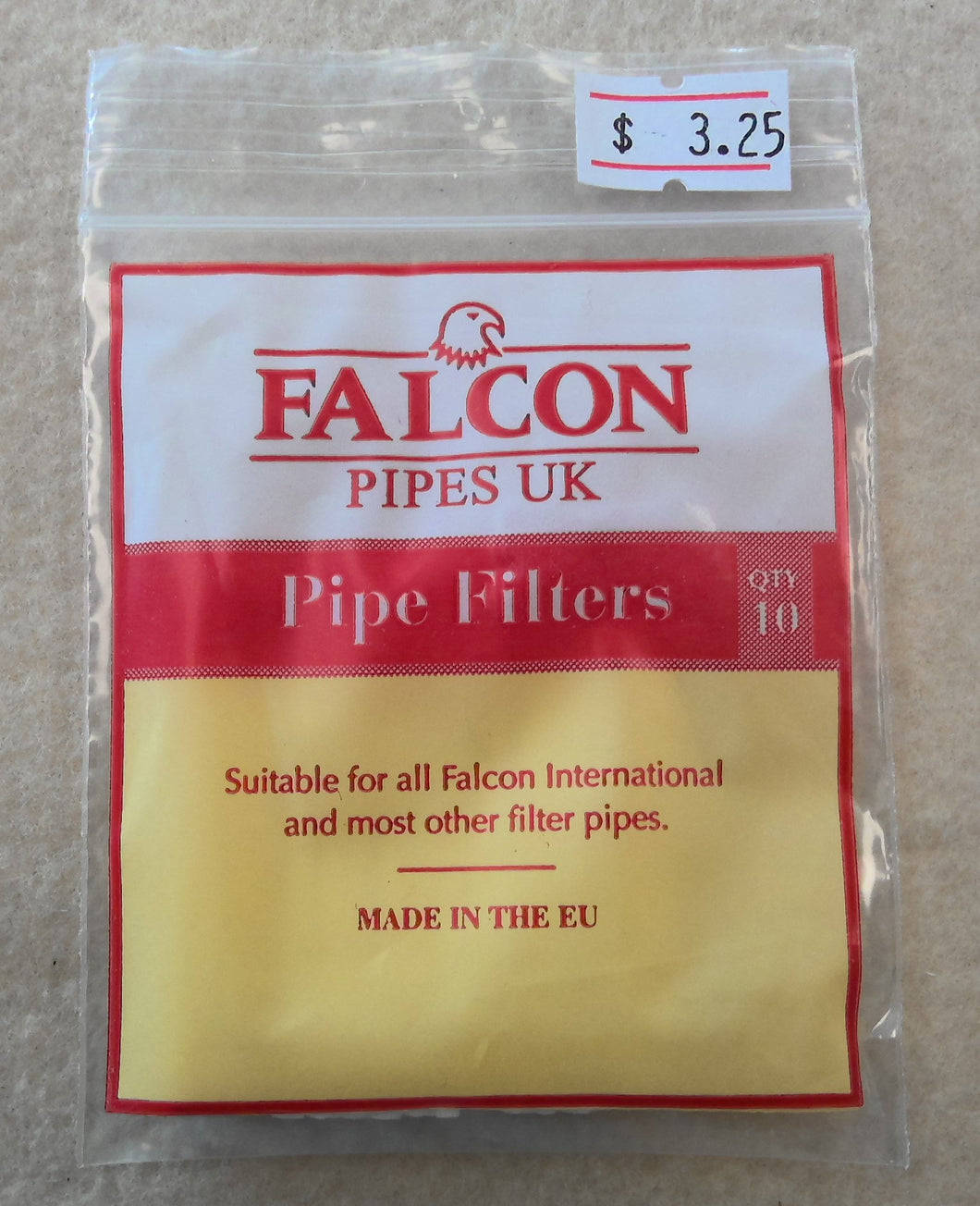 Falcon 6mm Pipe Filters, 1 pack of 10