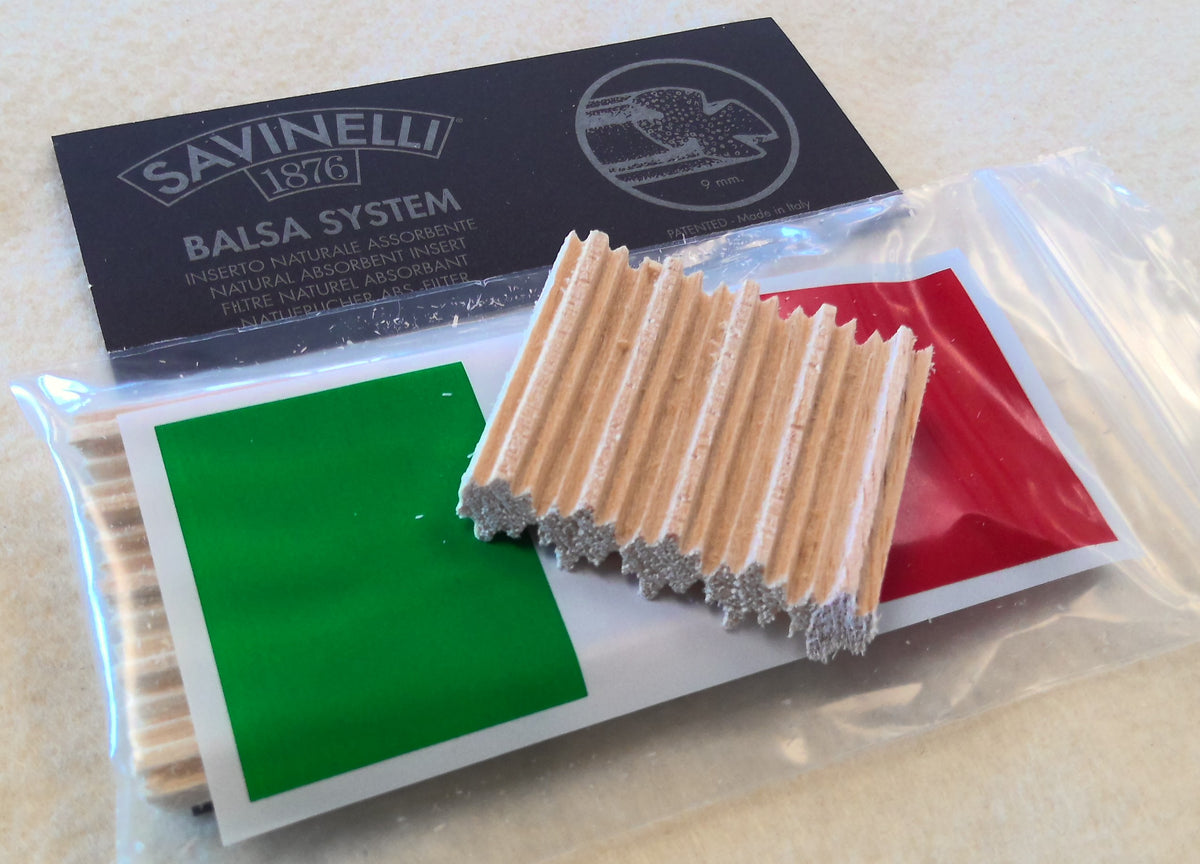 Savinelli 9mm Balsa Filters, pack of 15 – The Happy Piper