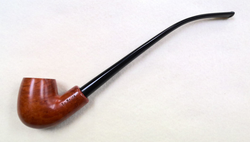 La Rocca Churchwarden, XL Smooth Bent Billiard