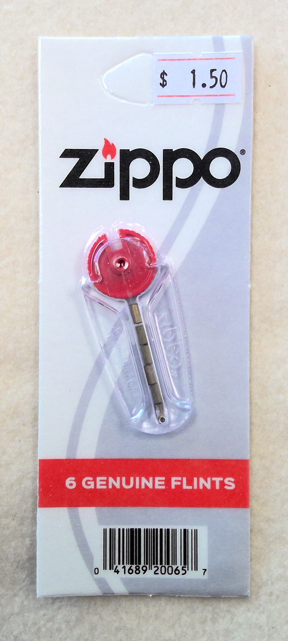 Zippo Flints, 1 pack of 6