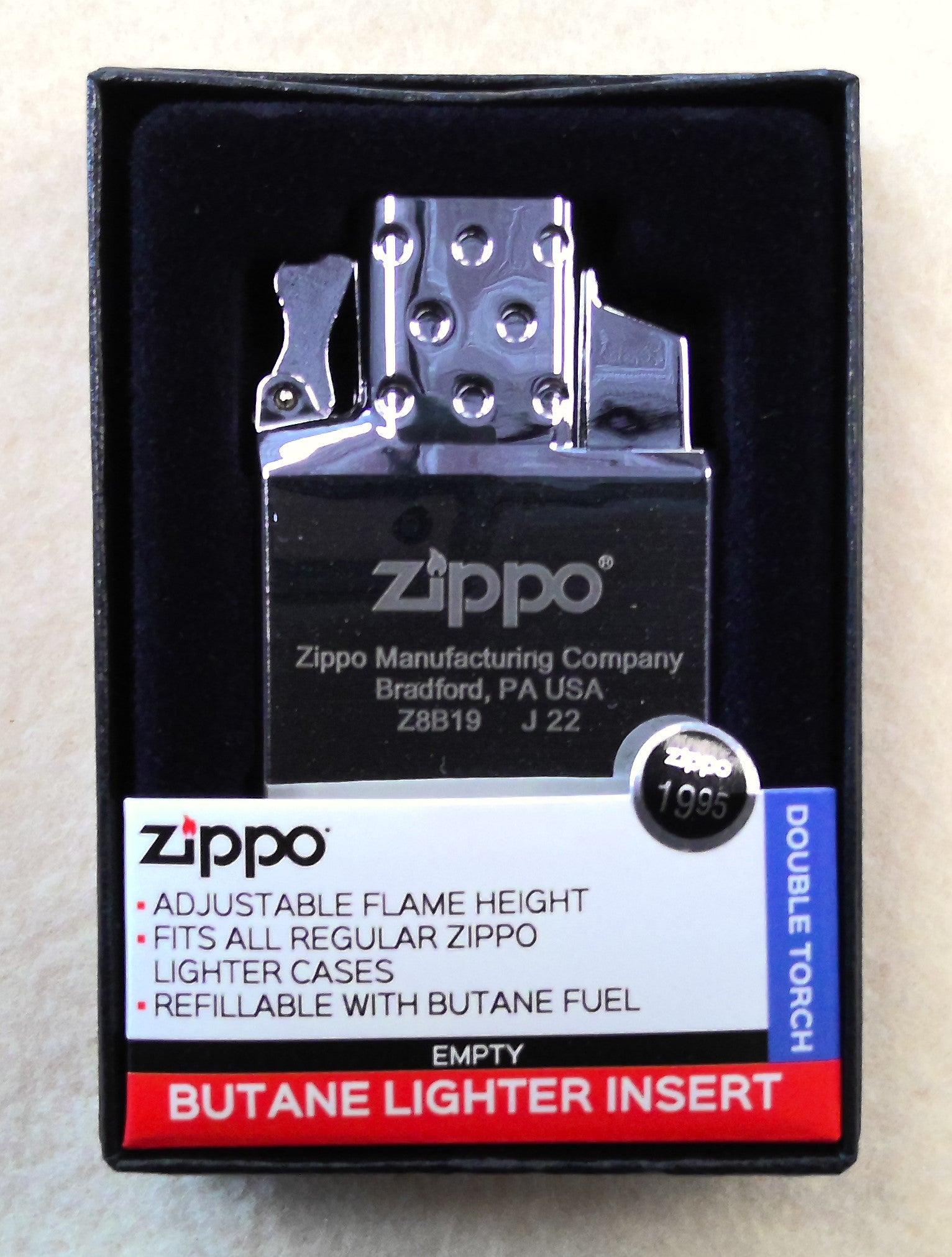 Zippo, Butane Double Torch Insert – The Happy Piper
