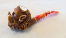 Load image into Gallery viewer, Block Meerschaum, Large Darkened Orc, World Of Warcraft
