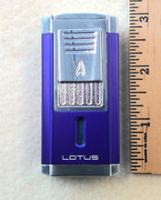 Load image into Gallery viewer, Lotus DC triple torch blue / chrome
