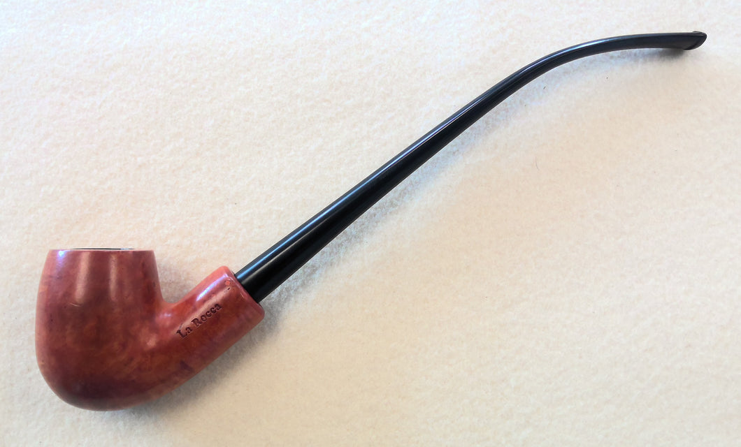 La Rocca Churchwarden, XL Smooth Bent Billiard Light