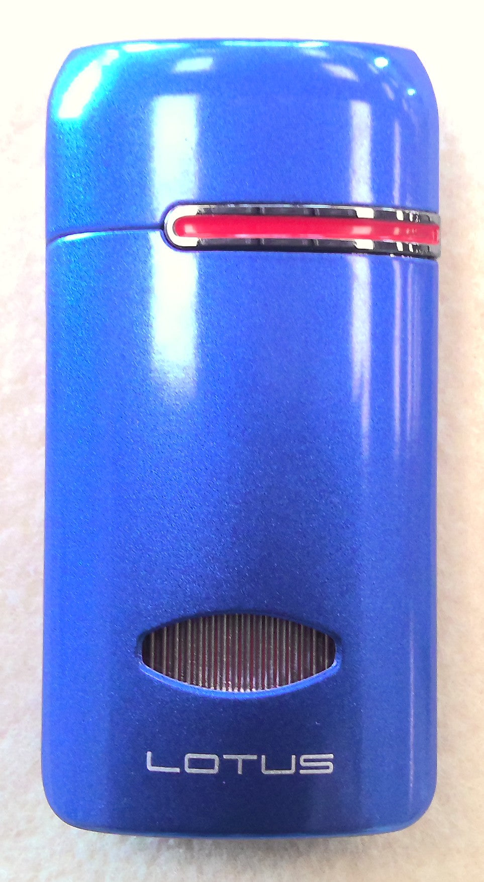 Lotus 76 triple torch, blue