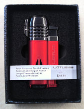 Load image into Gallery viewer, Lotus Defiant, Quad Torch, Red
