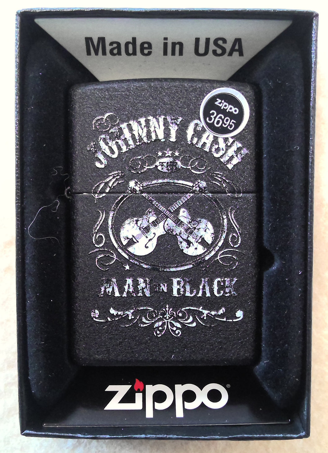 Zippo, Johnny Cash, Black