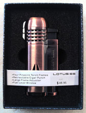 Load image into Gallery viewer, Lotus Defiant, Copper, quad torch
