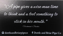 Load image into Gallery viewer, Dottle &amp; Briar Pipe Co. Straight Rhodesian
