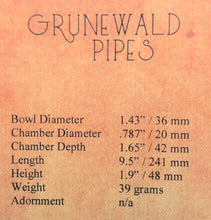 Load image into Gallery viewer, Grunewald Pipes, Fantasy Churchwarden
