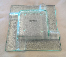 Load image into Gallery viewer, Ashtray, Craftsman&#39;s Bench Verrazano Square Glass 4 Stick Ashtray
