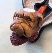 Load image into Gallery viewer, Block Meerschaum Bulldog Figural

