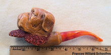 Load image into Gallery viewer, Block Meerschaum Bulldog Figural
