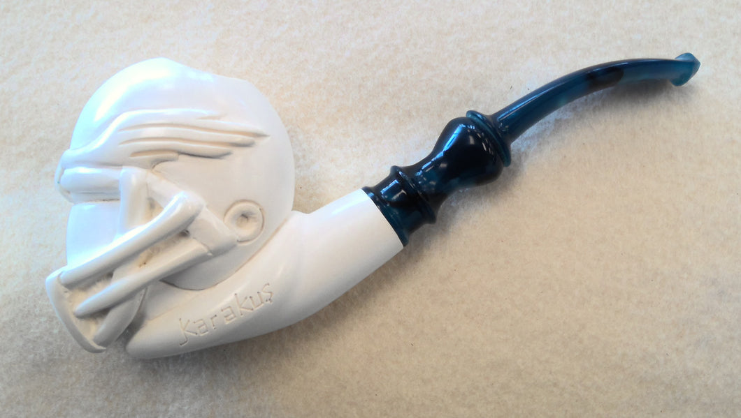Block Meerschaum, Football Helmet