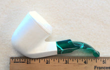 Load image into Gallery viewer, Block Meerschaum, Bent Bulldog, Nosewarmer
