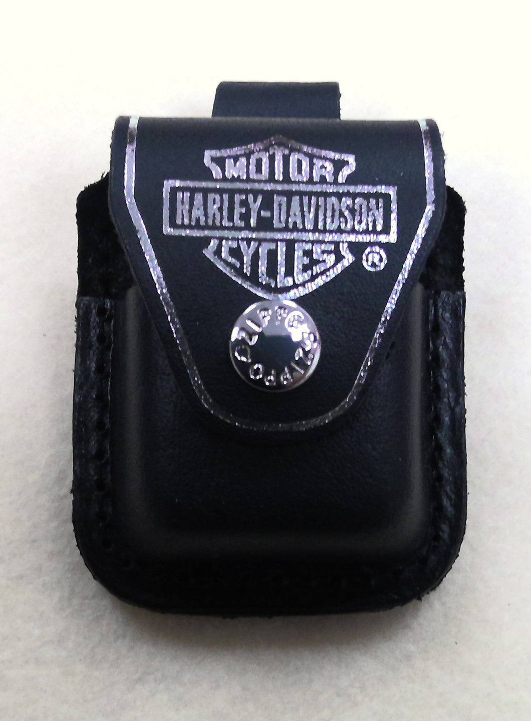 Zippo, Lighter Pouch, Black Harley Davidson Loop