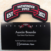 Load image into Gallery viewer, Pathfinder Pipes, Black Sandblast Volcano
