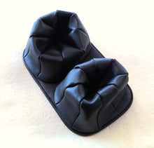 Load image into Gallery viewer, Black Vinyl 2-Pipe Couch Chair
