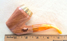 Load image into Gallery viewer, Paronelli Design, Virgin Briar, Brass Rim
